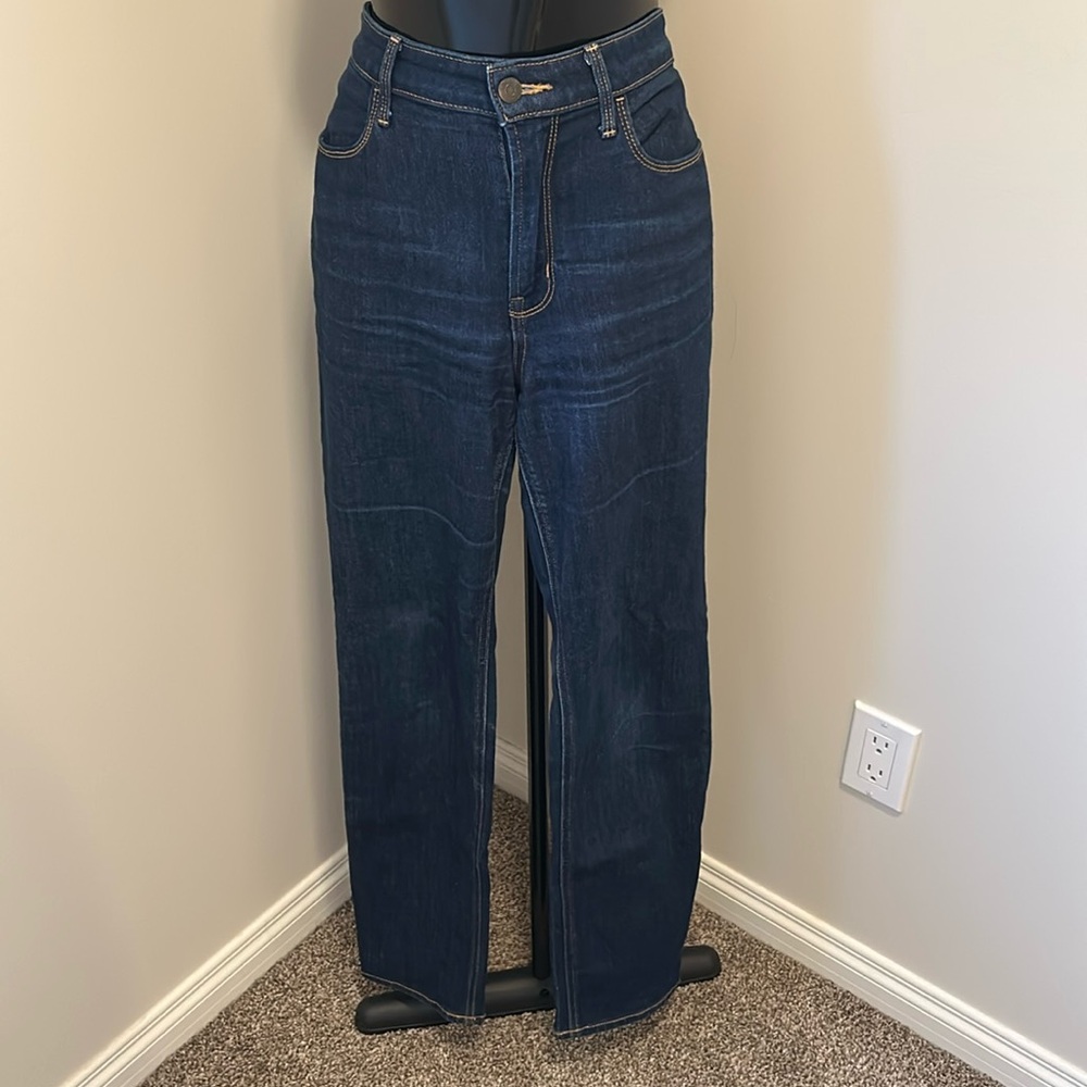 High-Rise Straight Leg Jeans